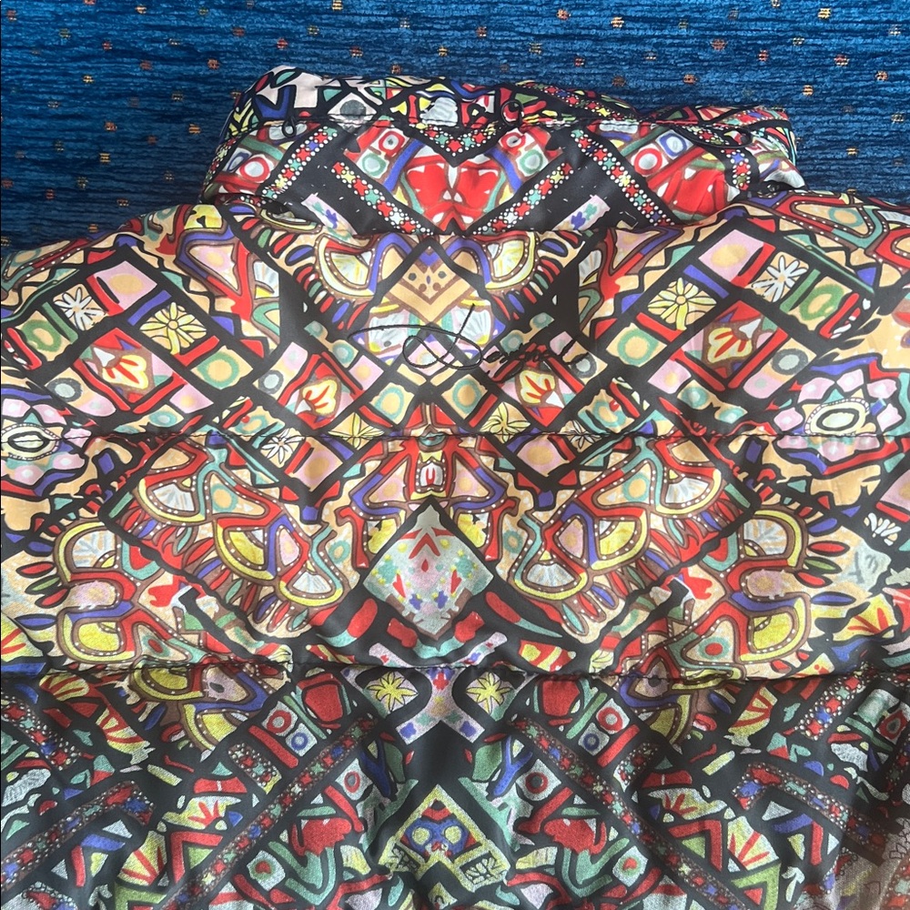 Desigual Multicolor Graphic hombre Puffer Jacket, size 44 - Picture 11 of 11